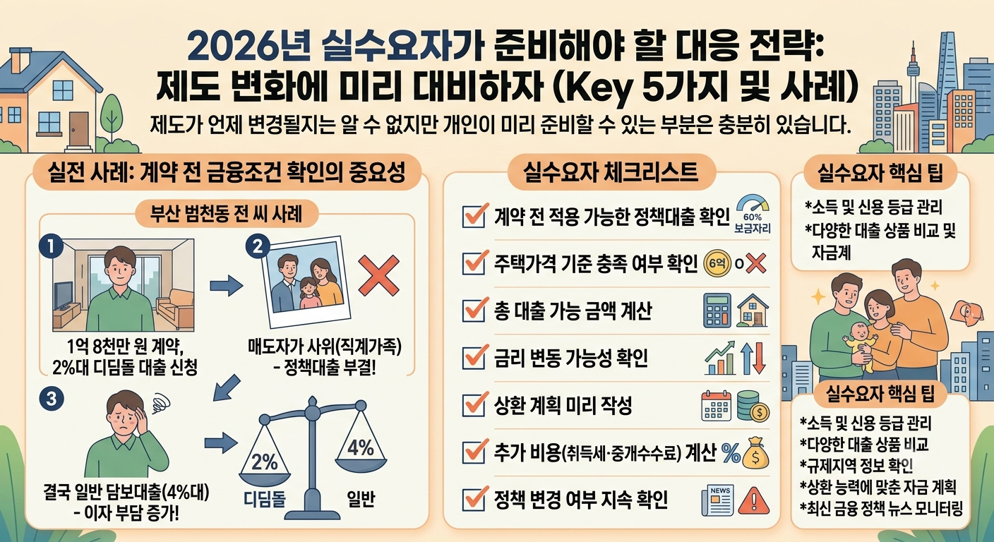 2026년 실수요자가 준비해야 할 대응 전략