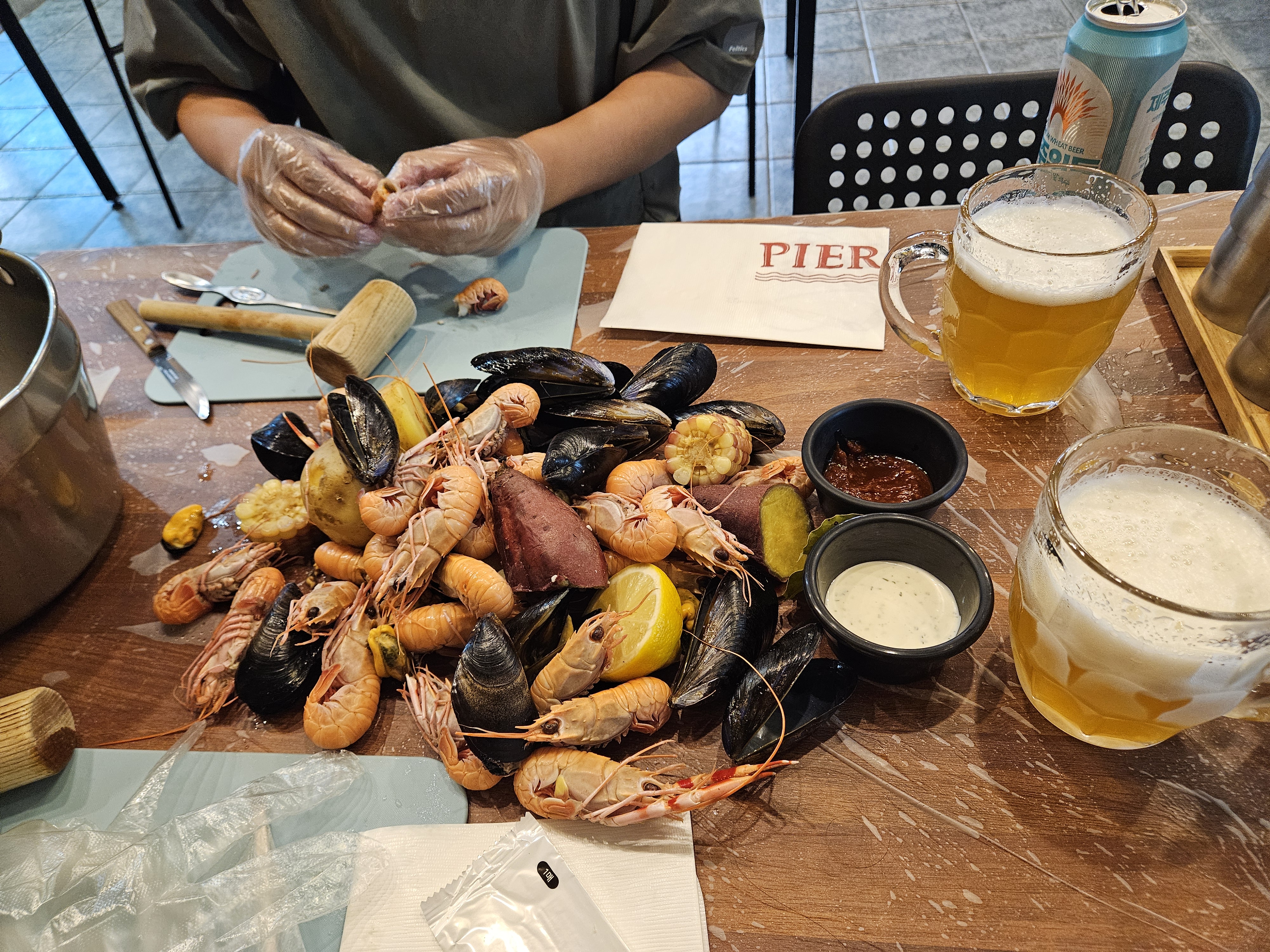 제주도 금능해수욕장 맛집 - 금능피어22