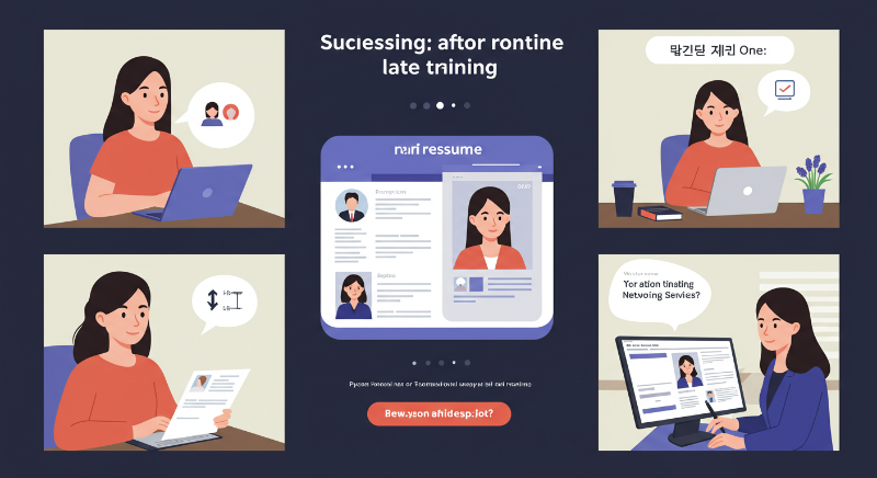 이력서 및 자기소개서 재구성: