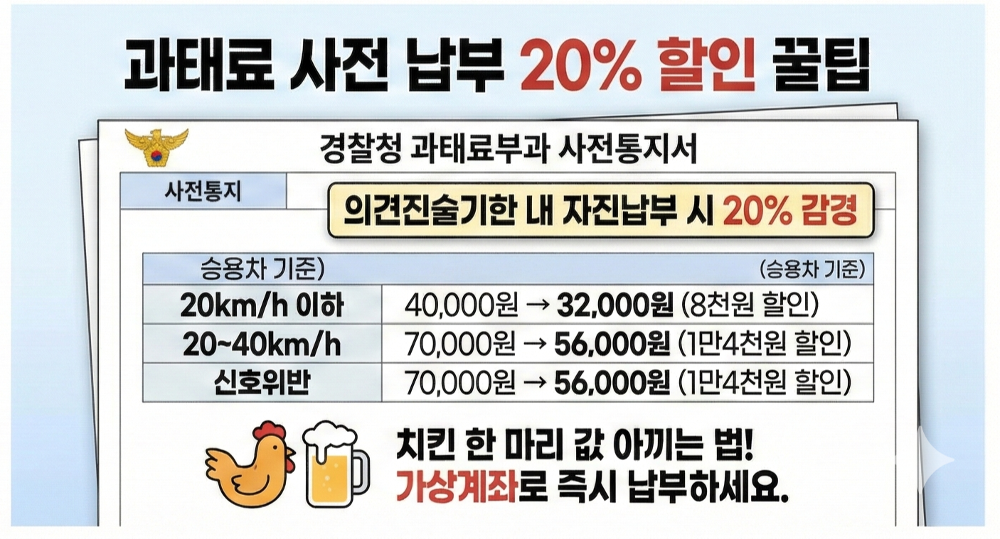 과태료 사전납부 할인