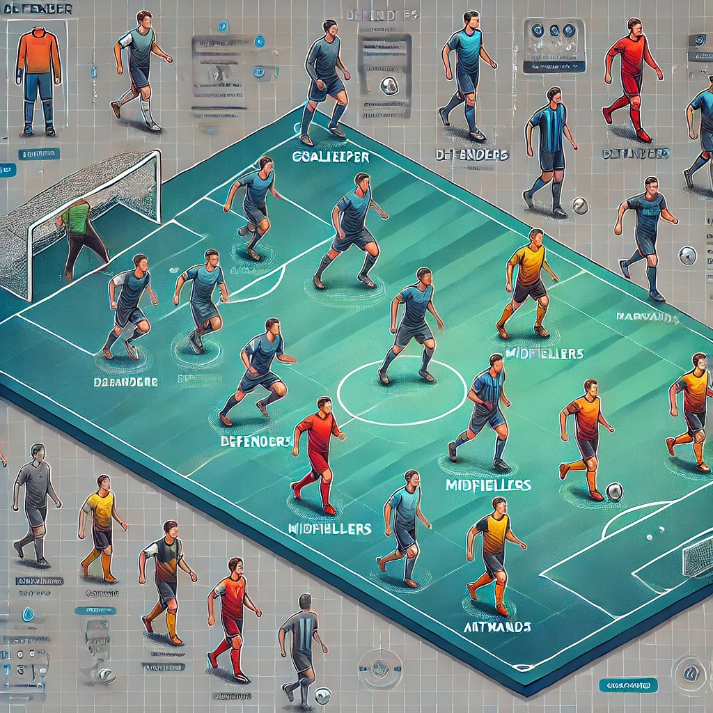 축구 경기에서 중요한 포지션별 역할 분석