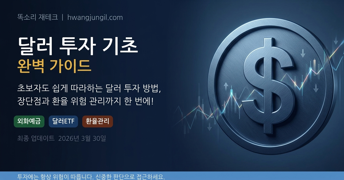 달러 투자 기초 완벽 가이드