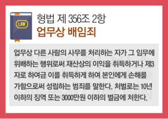 배임죄란 뜻 구성요건을 쉽게_15