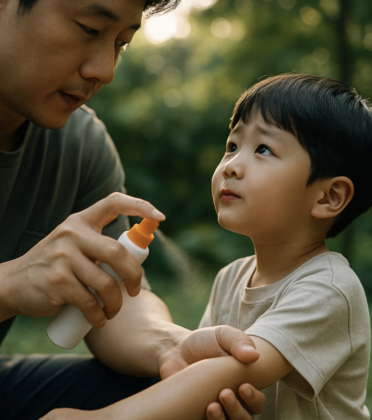 뿌리는 모기기피제 vs 바르는 롤온 타입, 어떤 게 더 효과적일까? (장단점 완벽 비교)