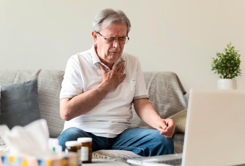 공황장애 증상 중 호흡 곤란 증상