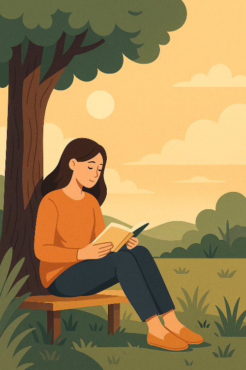 고독과 정신 건강의 관계에 관한 일러스트 이미지