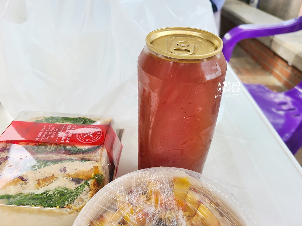 풍납동 미도리 다방 그릭요거트 두부치즈 샌드위치 후기