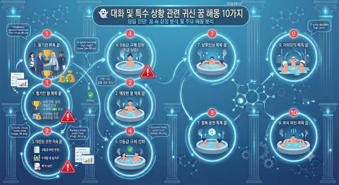 대화 및 특수 상황 관련 귀신 꿈 10가지