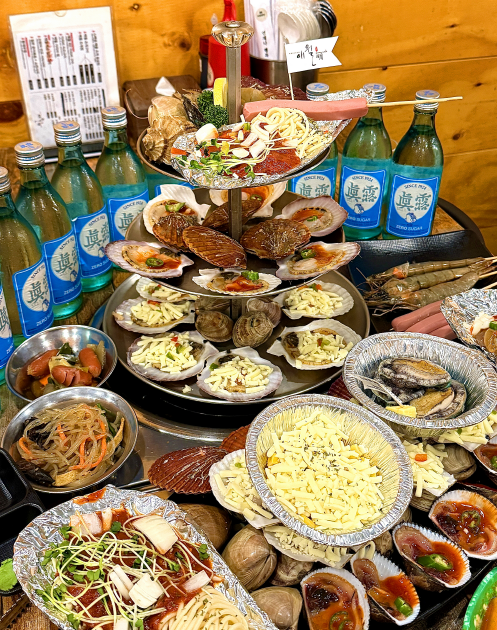 생생정보 한국인의식판 한식뷔페 조개구이