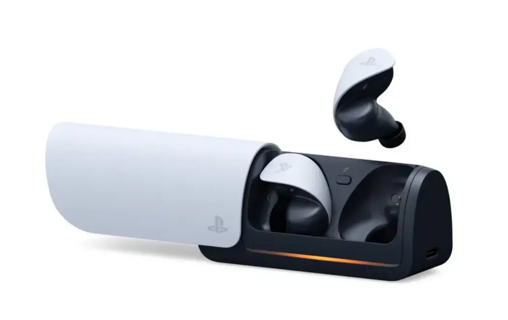 PS 포탈 3.5mm 오디오잭에 블루투스 송신기를 연결한 모습