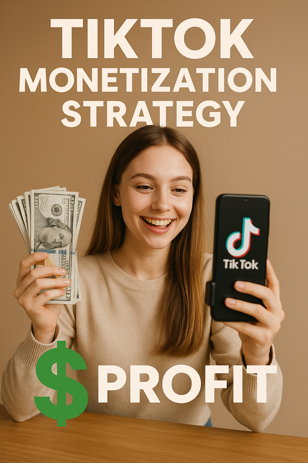 틱톡 수익화 전략 소녀이미지