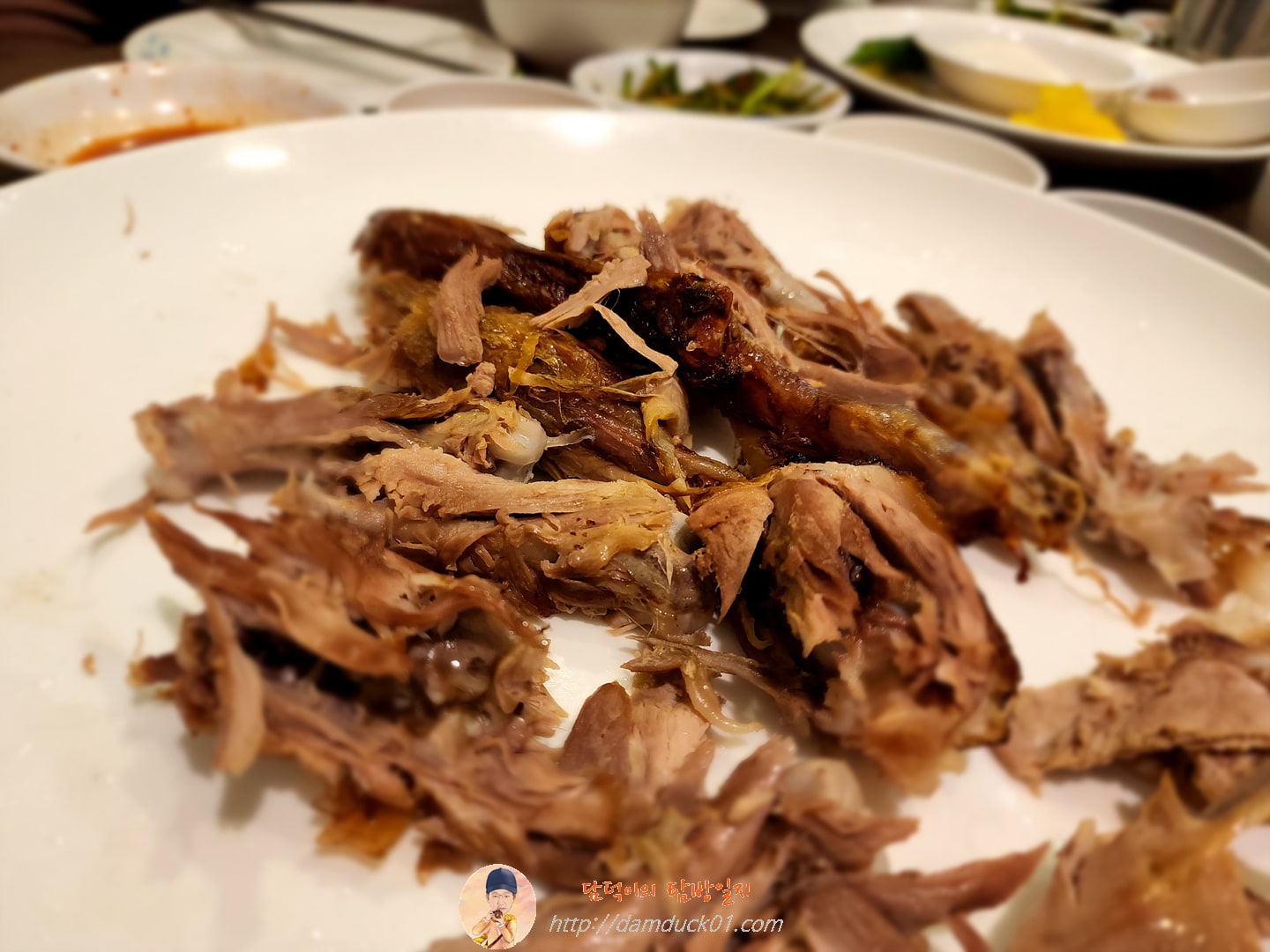 북경오리구이 뼈