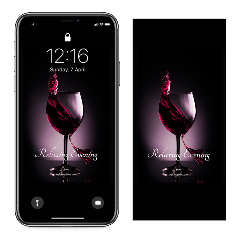 04 레드와인 검정배경 C - Relaxing Evening 와인색배경화면