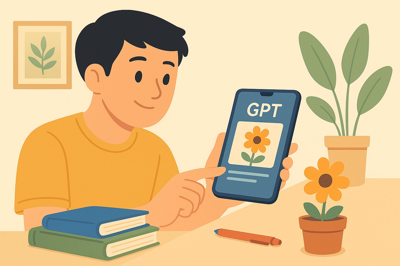 챗GPT + 카메라 연동 콘텐츠: 사물 설명 보조 텍스트 활용하기