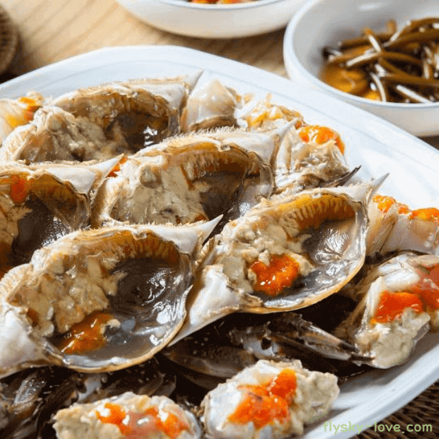 꽃게로 만든 간장게장