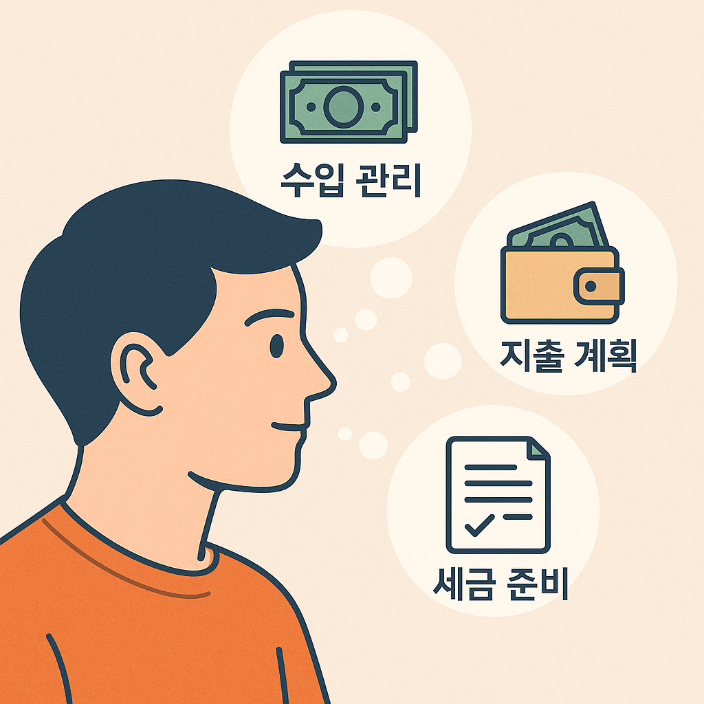 "프리랜서 금융 루틴"에 대한 이미지입니다.