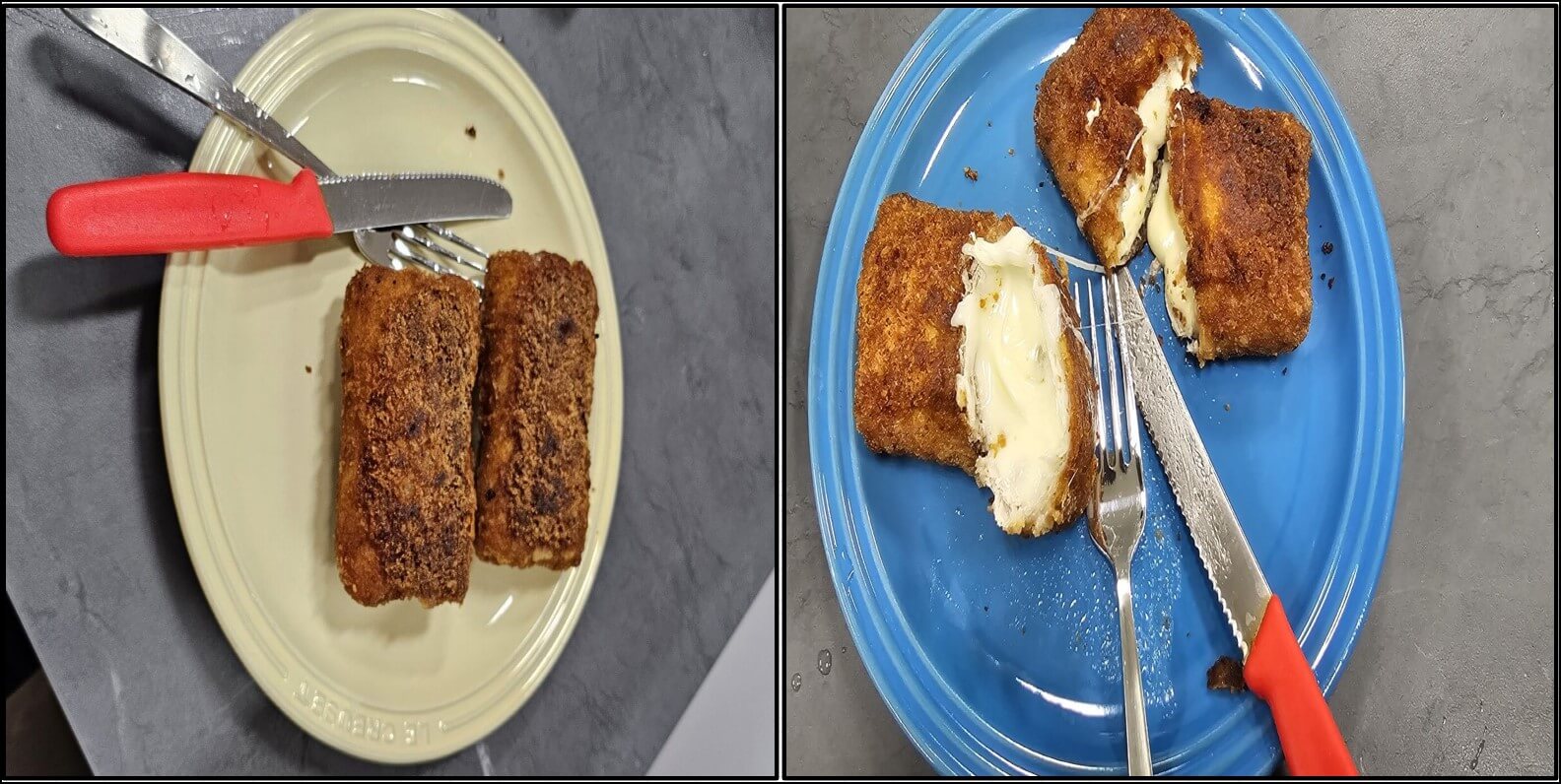 치즈폭포돈카츠_조리 및 커팅