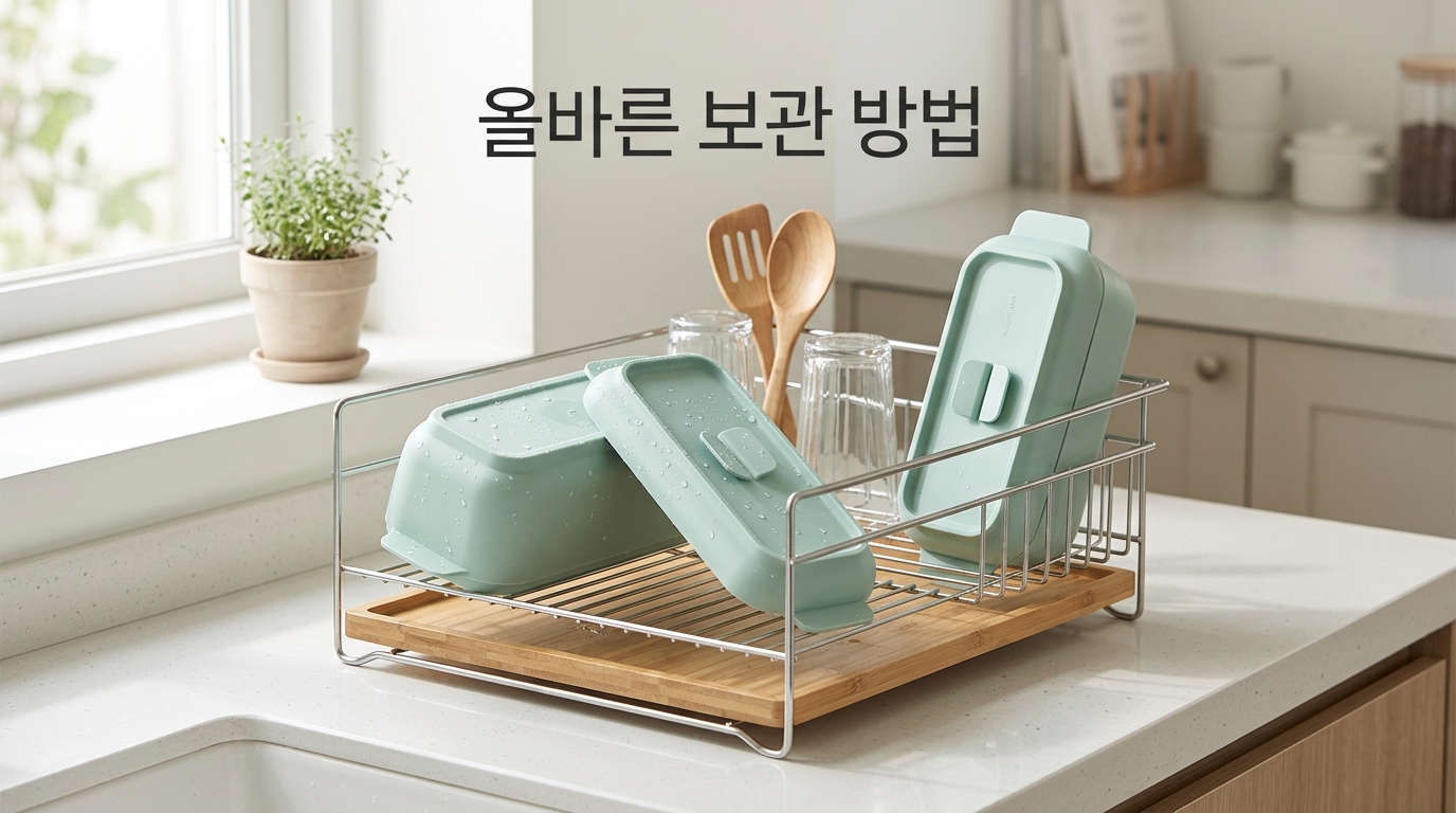 실리콘 찜기 관리법 오래 사용하기