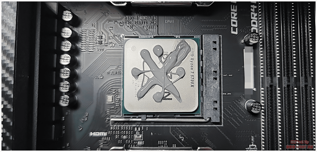 CPU 써멀 구리스 바르는 방법