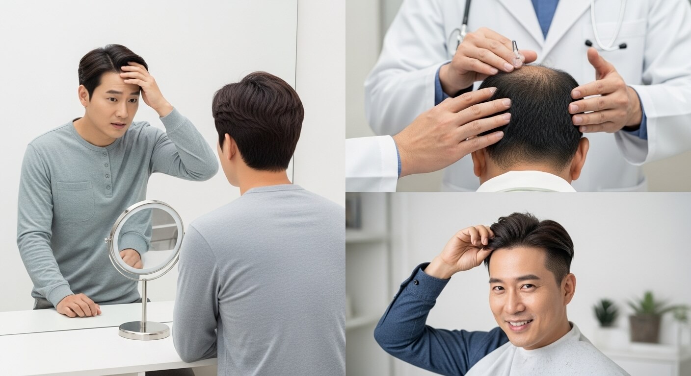 중년 남성 탈모 관리법