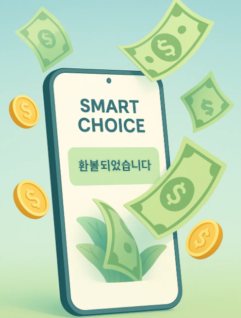 통신비 환급금 조회
