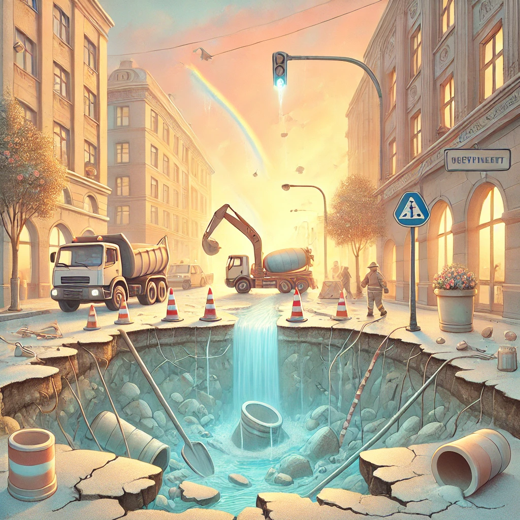 싱크홀 사고 원인과 위험지역 지도 관련 사진