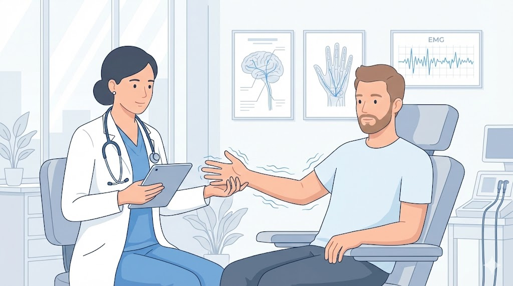 손 떨림 검사, 병원에서 뭘 하는지 알아보기