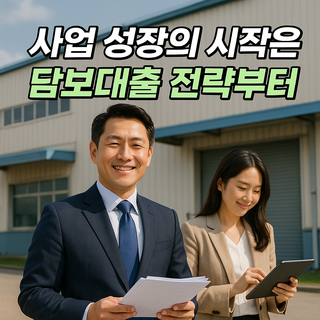 사업 성장의 시작은 담보대출 전략부터