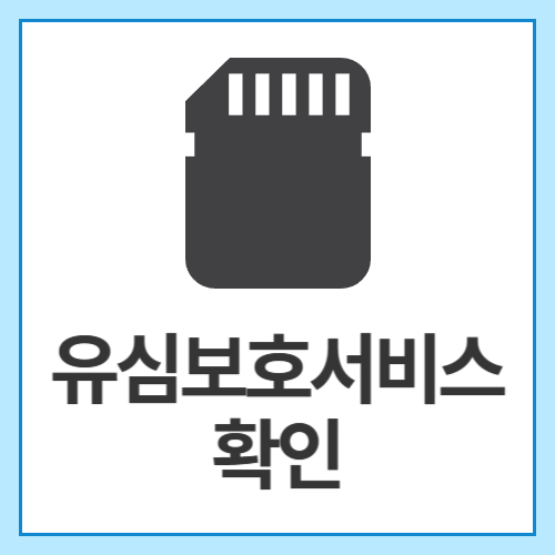 유심보호서비스-확인
