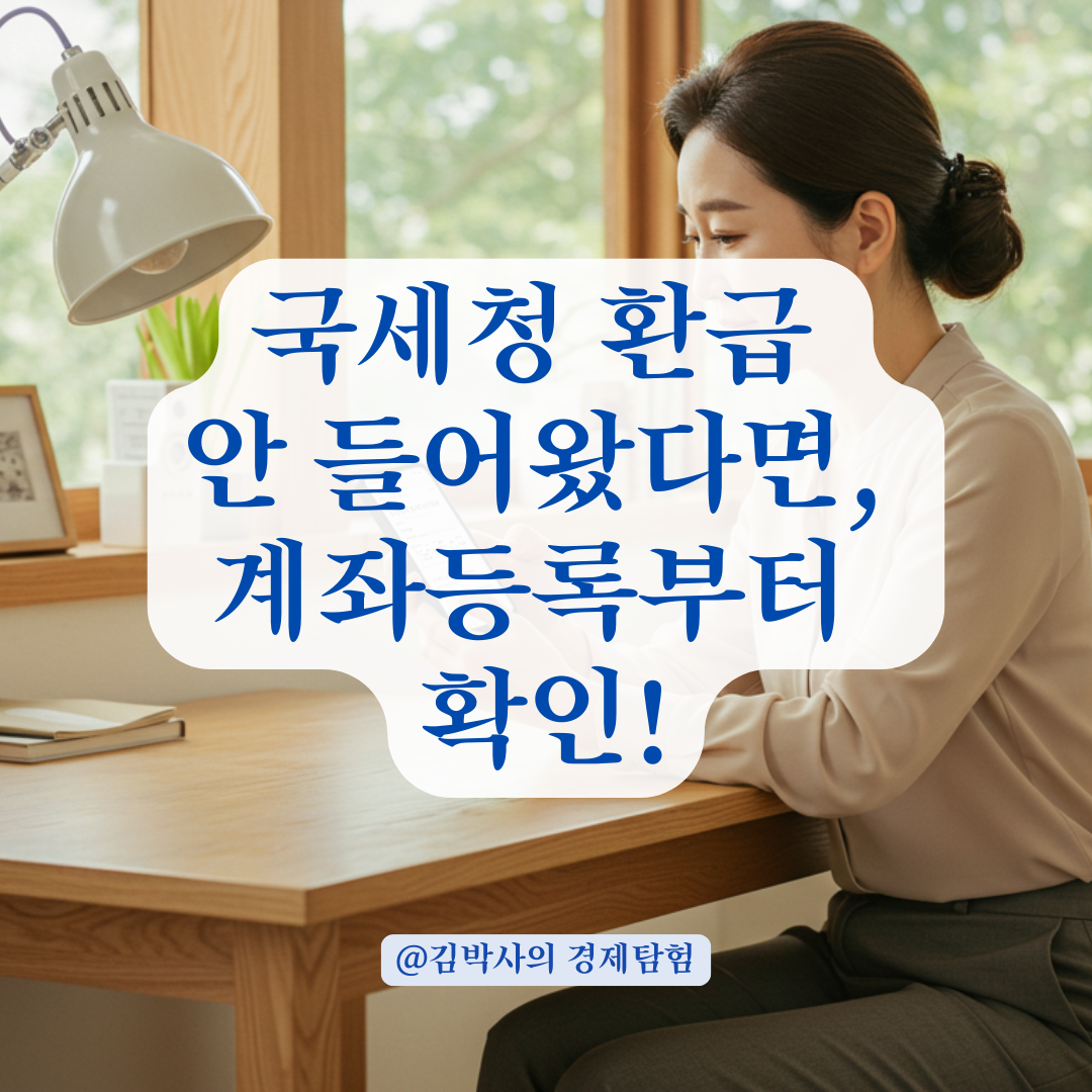 삼쩜삼 환급만 입금되고 세무서 환급은 안 됐다면, 국세청에서 이렇게 확인하세요