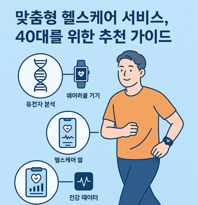 맞춤형 헬스케어 서비스, 40대를 위한 추천 가이드