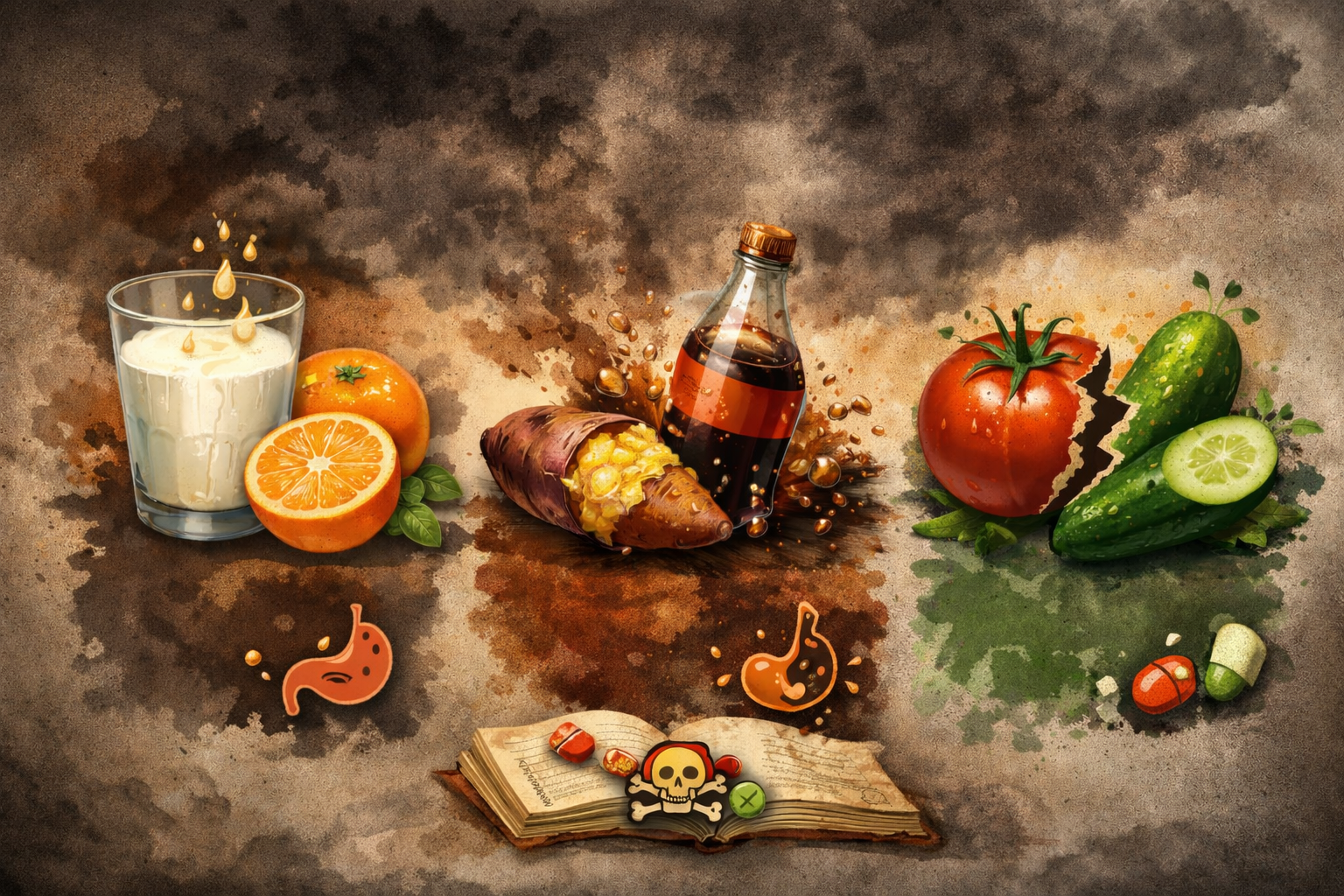 상극음식조합그림