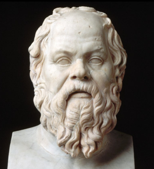 철학자-소크라테스-조각상-사진