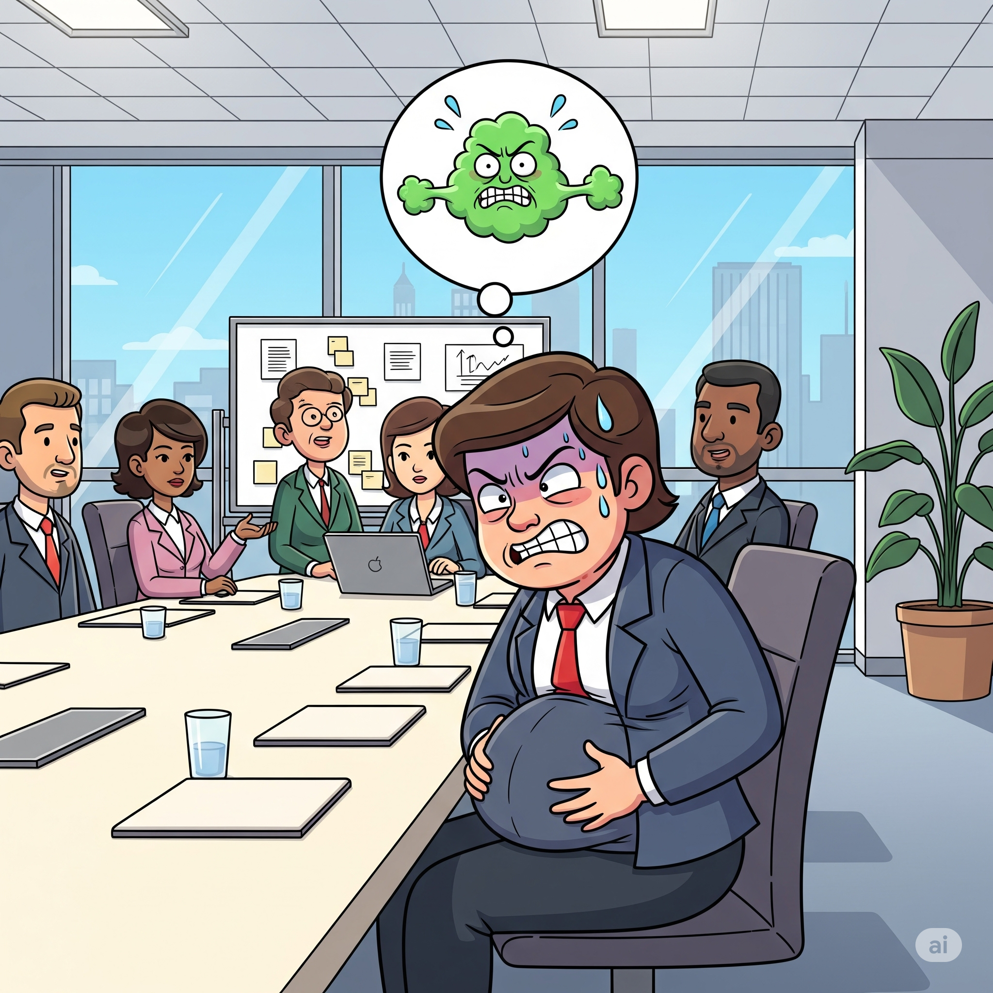 영향 방귀를 참으면 몸에 해롭다?