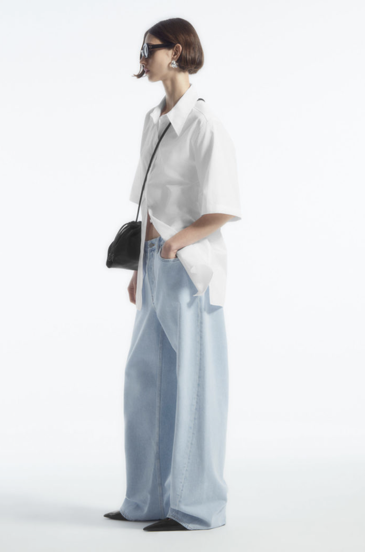 COS 여성 신상품 화이트 셔츠