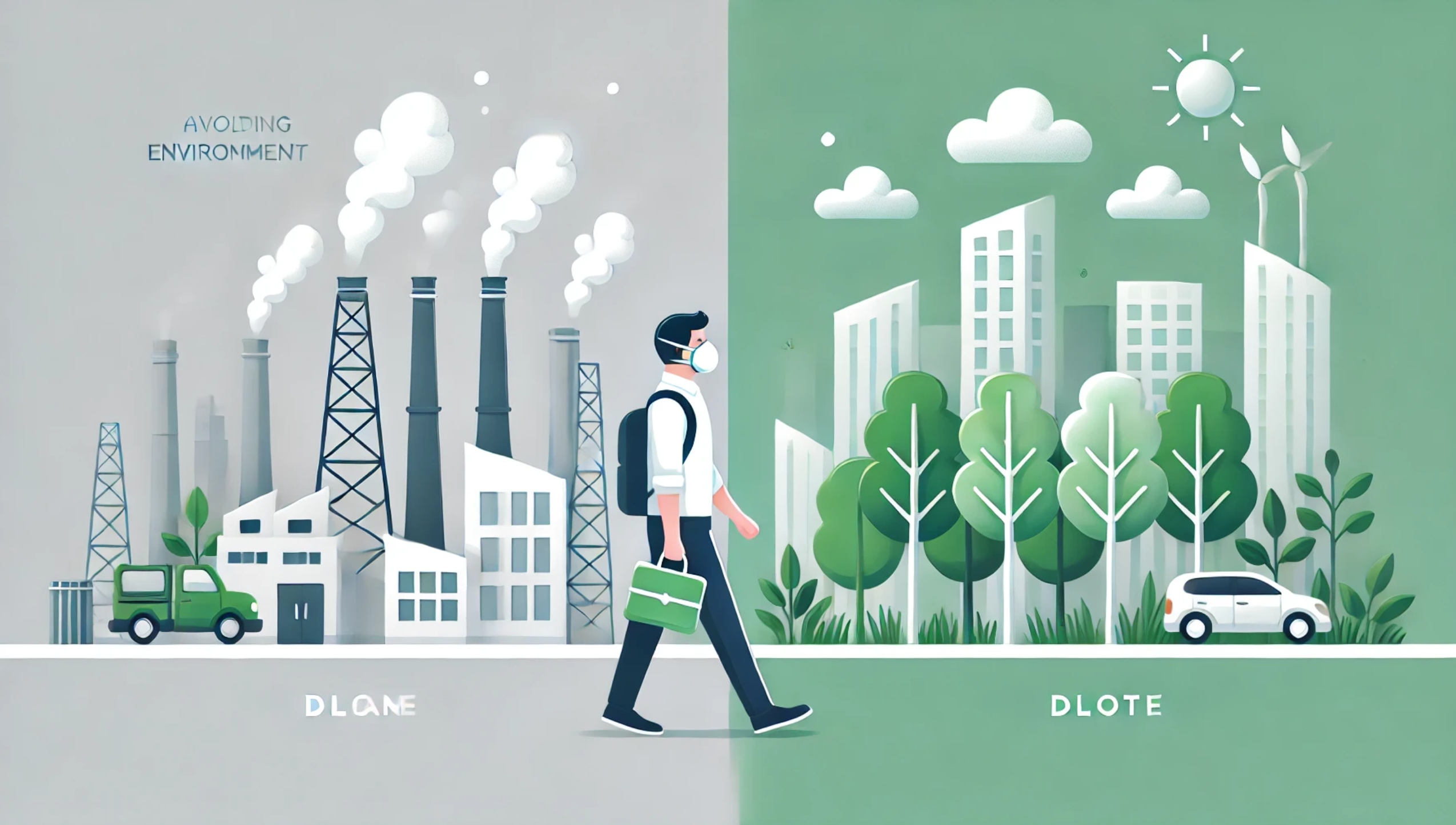 깨끗한 환경으로 이동하는 모습