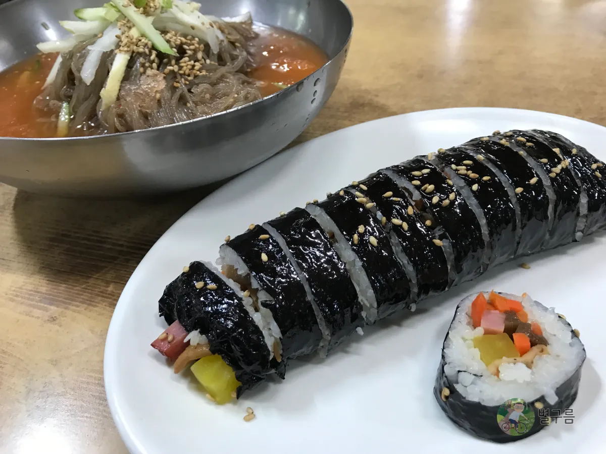 마들김밥-냉면-김밥-세트