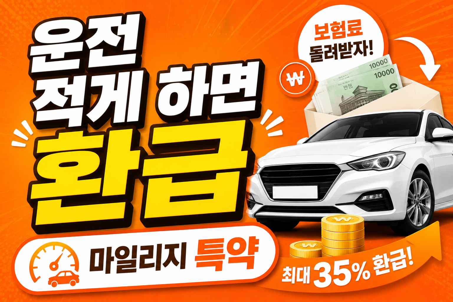 운전 적게 하면 돌려받는다?|자동차보험 마일리지 특약 환급 2026