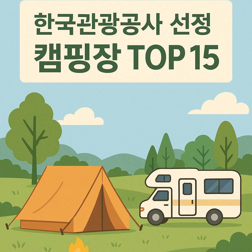 늦가을 캠핑, 관광공사 선정 캠핑장 TOP 15 완벽 정리! 🍁