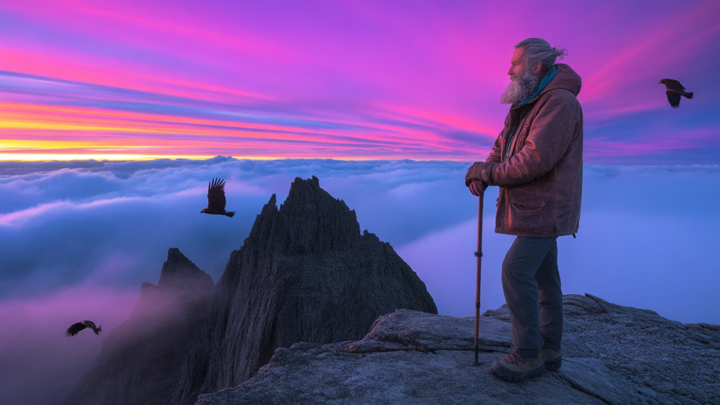 맹자의 인의예지와 니체의 힘에의 의지를 저울에 비유하여 도덕과 윤리의 기반을 설명하는 이미지.