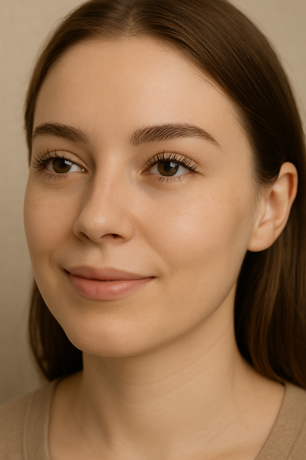 자연스럽고 깔끔한 인상