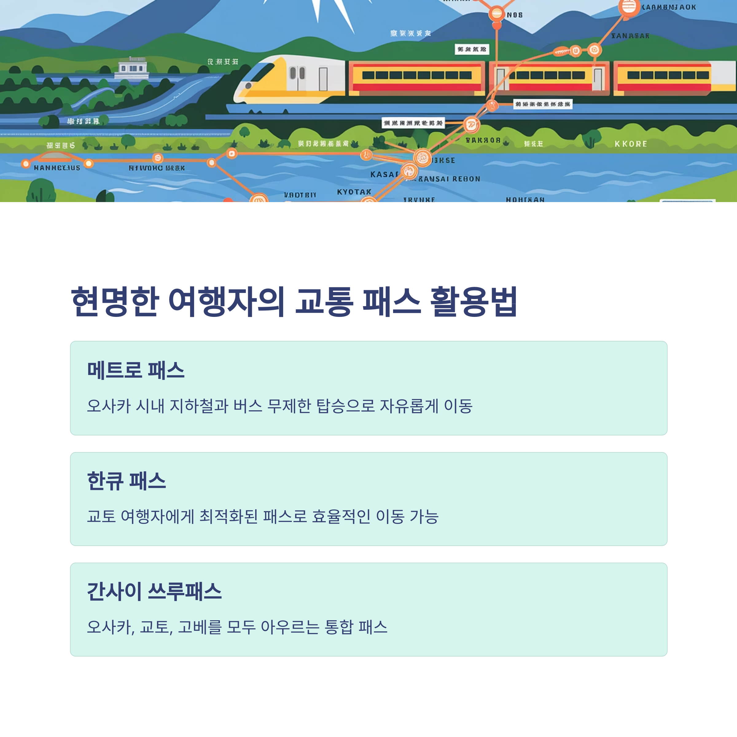 현명한 여행자의 교통 패스 활용법