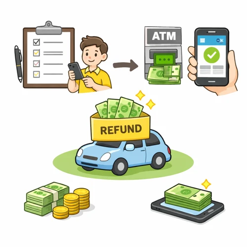 자동차세 환급 신청 개념