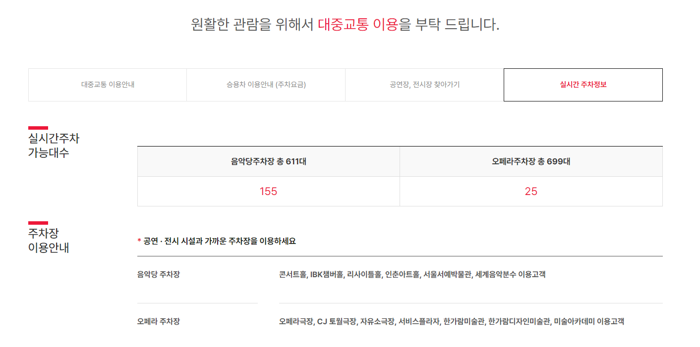 주차현황