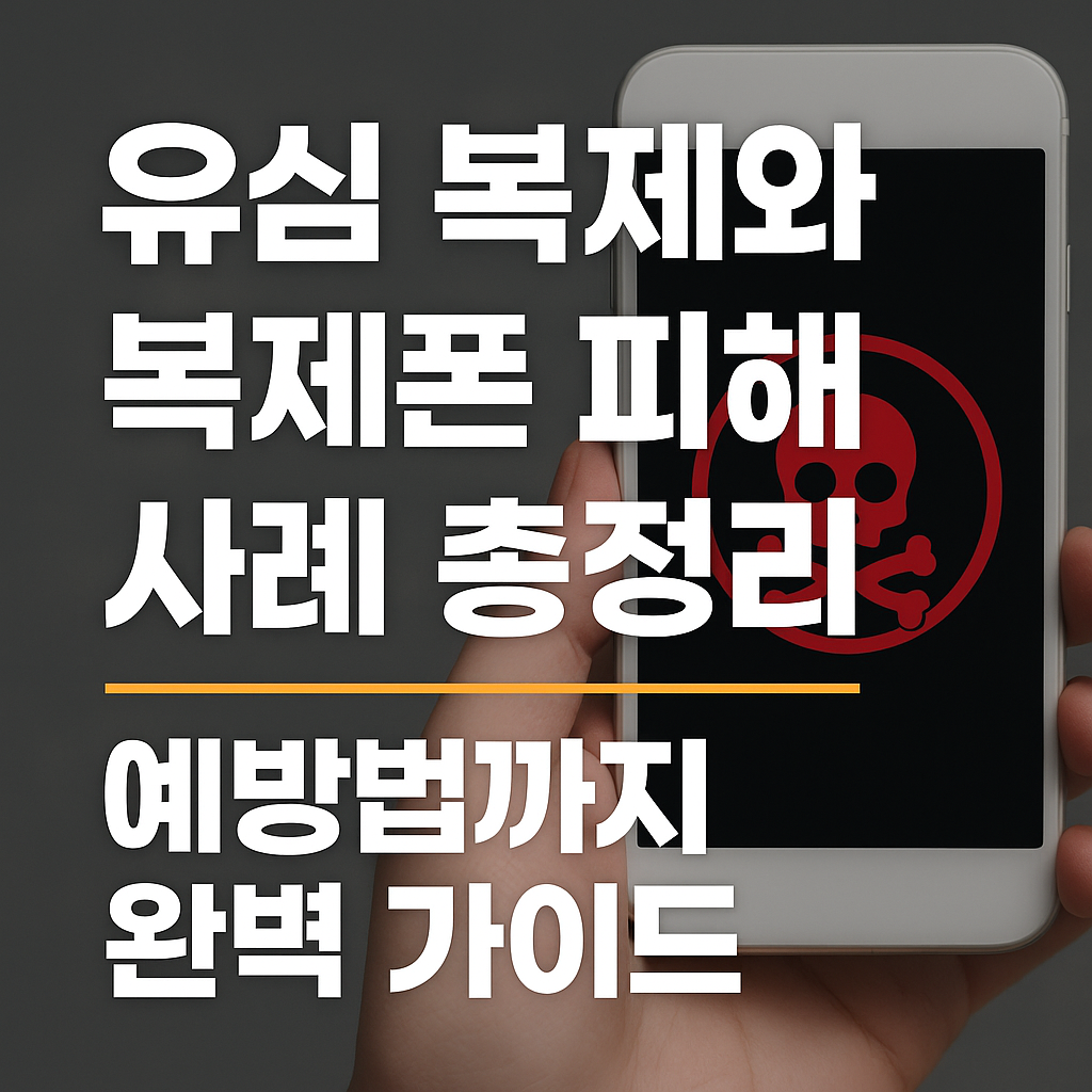 유심 복제와 복제폰 피해 사례 총정리: 예방 방법까지