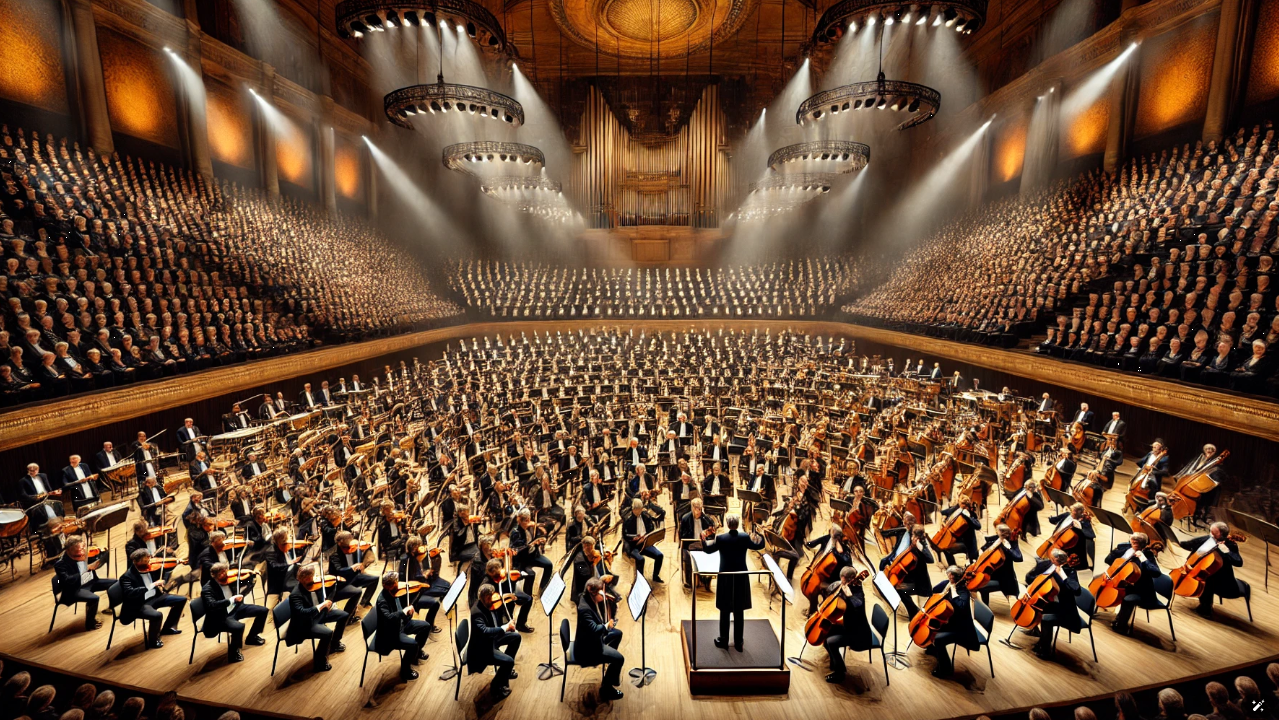 세계 최대의 오케스트라 관련 그림