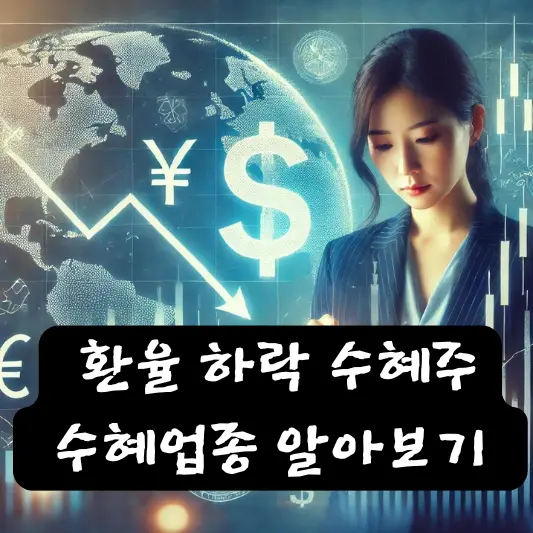 환율 하락 수혜업종 및 수혜주 알아보기