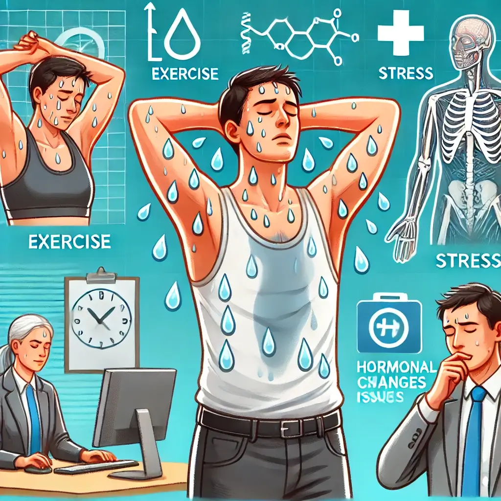 땀이 많이 나는 이유