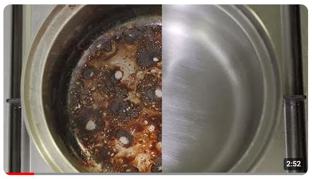 태운 냄비 닦는 법 영상 바로보기