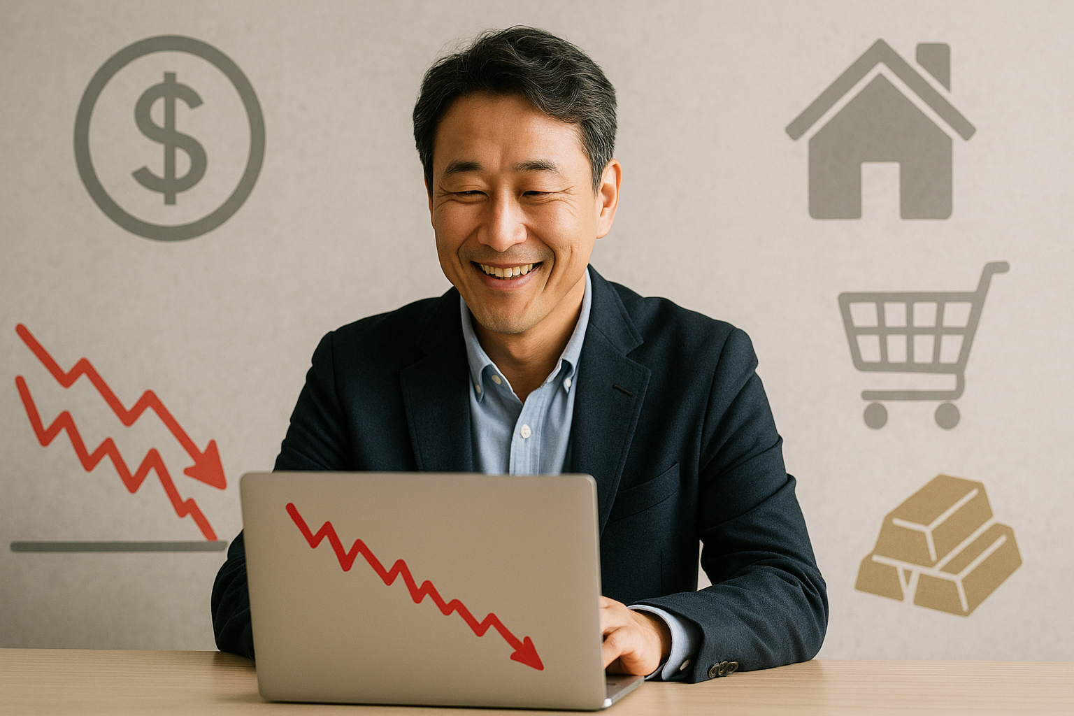 하락장에서도 웃고 있는 투자자